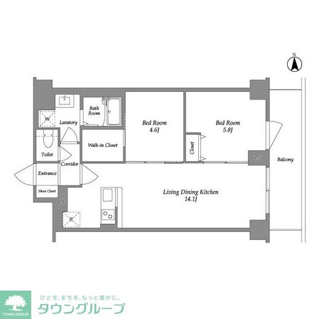 KDXレジデンス上板橋の物件間取画像